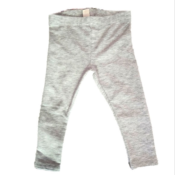 Toddler Girl Long Sleeve Top and Fleece Lined Leggings pair 2T - Picture 3 of 7